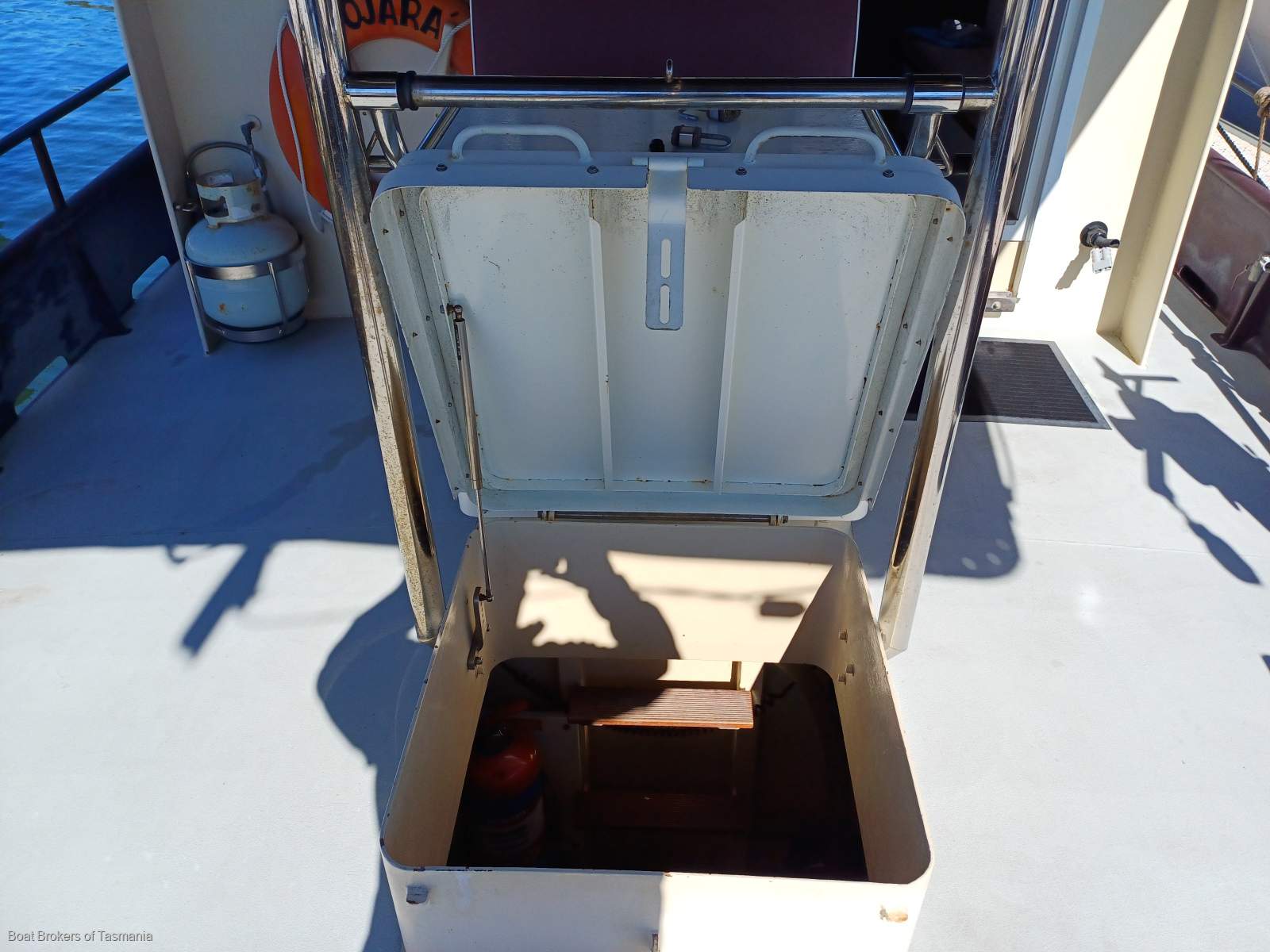 BOJARA Custom steel trawler style coastal cruiser Boat Brokers of Tasmania