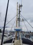 Custom steel trawler style coastal cruiser