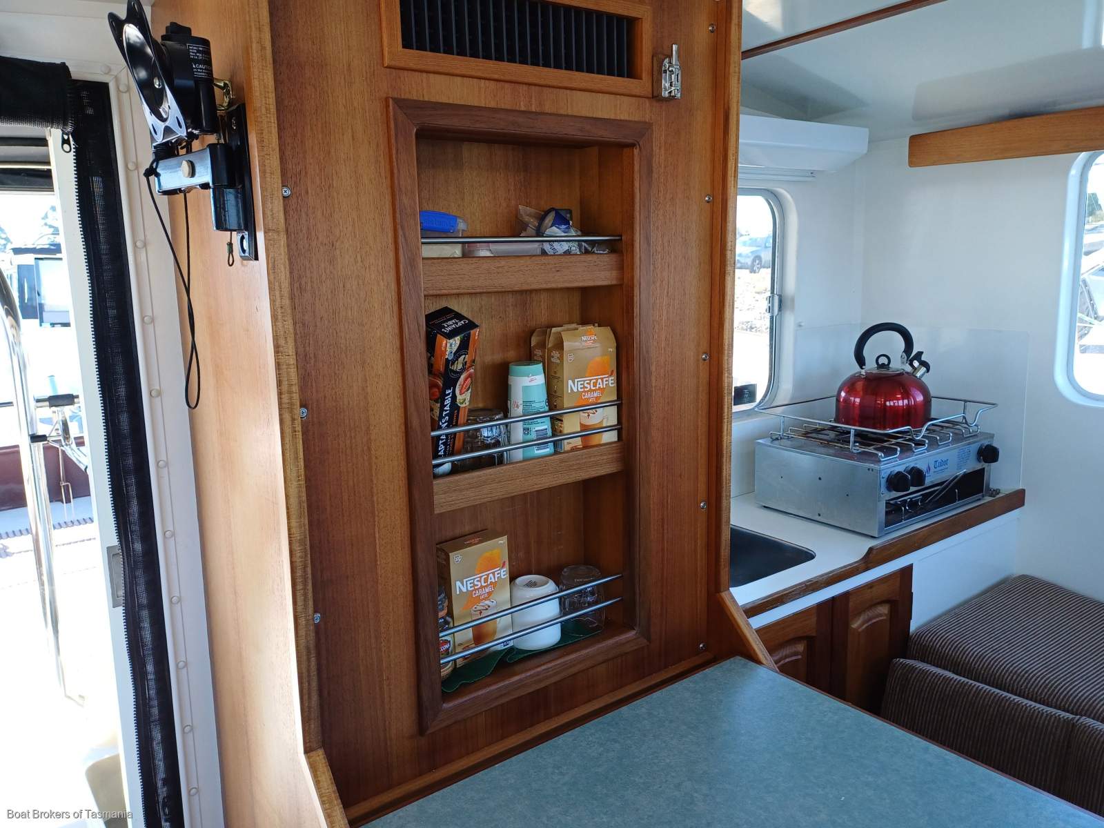 BOJARA Custom steel trawler style coastal cruiser Boat Brokers of Tasmania