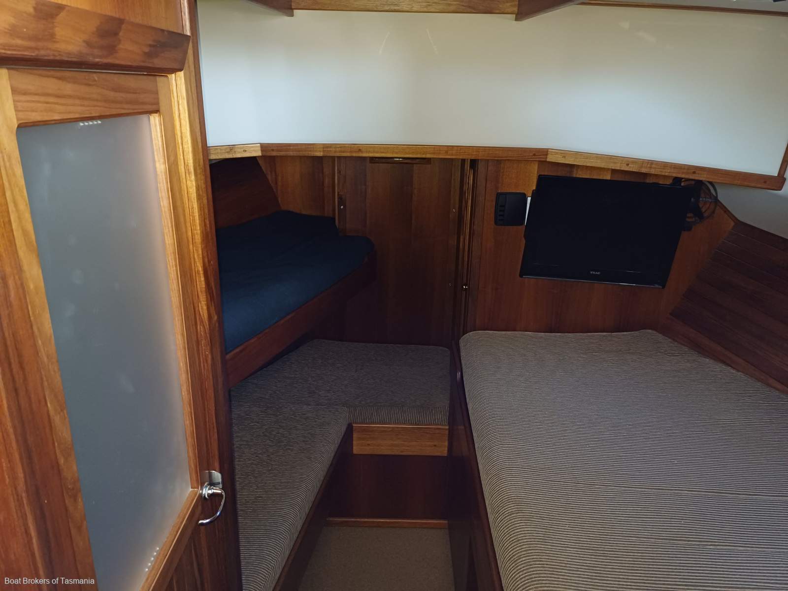 BOJARA Custom steel trawler style coastal cruiser Boat Brokers of Tasmania
