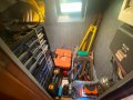 Hartley Fijian 43:One of two storage with a lot of tools and spare parts. Everything is organized.
