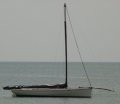 Couta Boat 26:Moored at sea