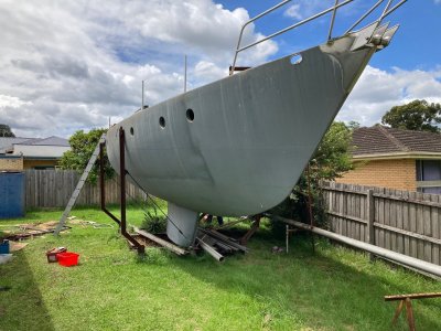 Adams Unfinished Project Boat 48 ft