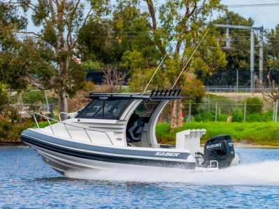 Saber 725 Cabin RIB Dealer Demo with 25 hours use