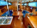 Bristol 38.8 -Adorable Bluewater Cruiser with Centreboard:Large saloon with folding table and pullout settee berths
