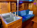 Bristol 38.8 -Adorable Bluewater Cruiser with Centreboard:Centreboard cable housed in s/s tube in front of sink