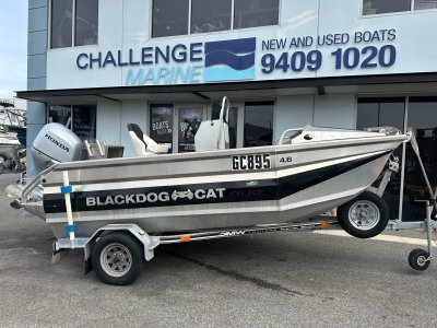 Black Dog 460 Twin Hull CAT With Honda 90hp 4 Stroke 2016 Package