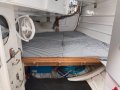 Inglis 39 Fast Cruiser Comfortable Easy Shorthand Sailing:Rear berth under cockpit