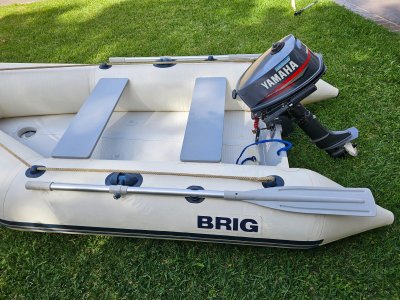 Brig Dingo 285 inflatable and 5hp Yamaha 2-stroke