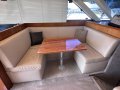 Mustang M43 Flybridge " IPS JOYSTICK DOCKING ":Port Side Lounge