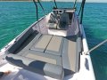 Axopar 25 Cross Top - In Fremantle and available now! BRAND NEW BOAT:Rear table lower to create a day lounge