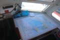 Boro Islander 44 Cutter Ketch with enclosed Wheel house:Chart desk