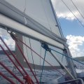 Delphia D40:Sailing with boom preventer