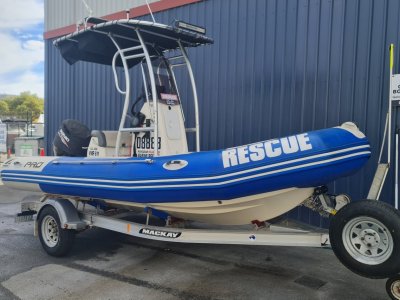 Zodiac Pro 550 EX Mandurah Sea Rescue rib - Built to SURVEY