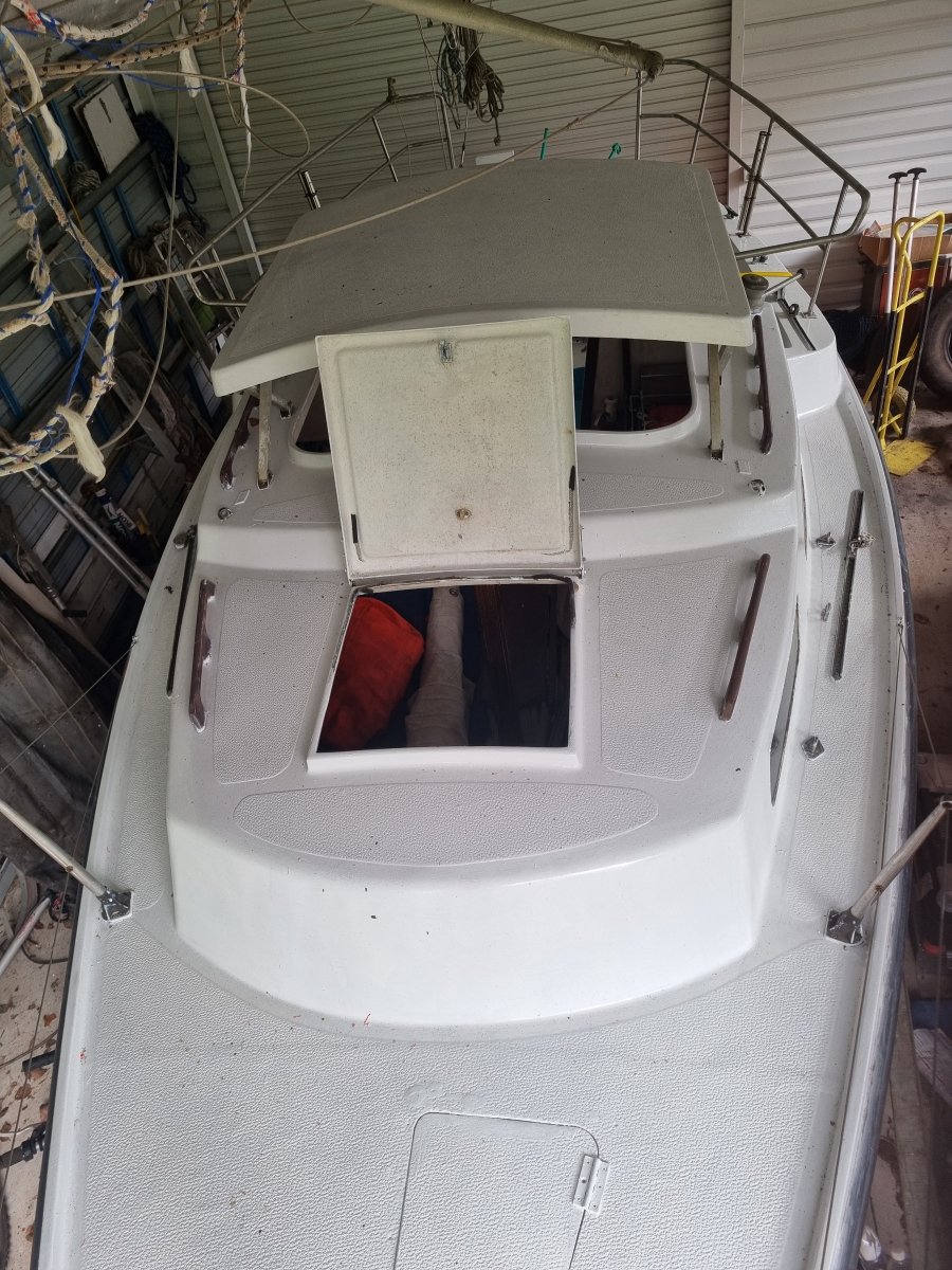 Careel 22 On registered trailer and ready to sail