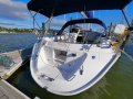 Bavaria 40:Transom with Helmsman Seat in