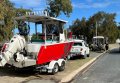 5.9m Fiberglass Fishing Vessel on Tandem Trailer
