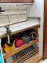 Max Creese Pilothouse Motorsailer Yacht:Workbench in forepeak