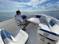 Robalo R230:Cruising in comfort or remove cushions for fishing