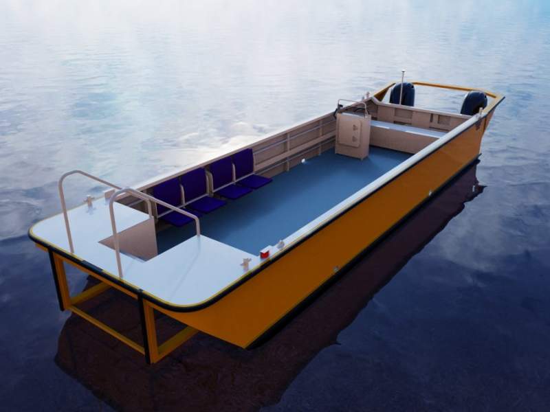 Sabrecraft Marine WB8000 - 8.00 Meter Work Boat Punt