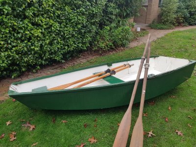 Custom 9 ft Wooden row boat