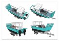 Sabrecraft Marine WBCR5900 - 5.9 m Catamaran Work Boat with Ramp