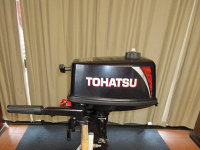 2016 Tohatsu 4HP 2 Stroke Outboard Motor.