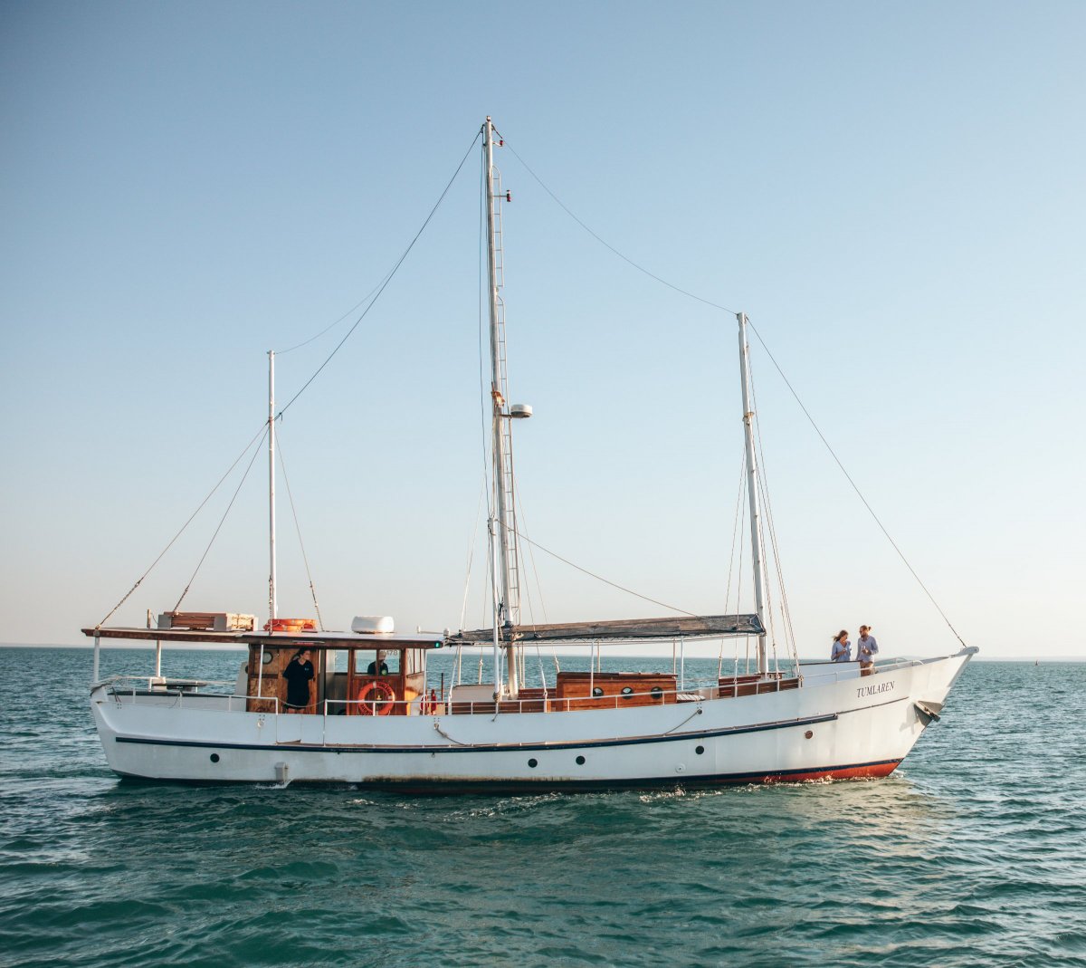 Cruising Schooner 20m Sailing Vessel:Timber dodger displayed in image has been removed and replaced with an aluminium one