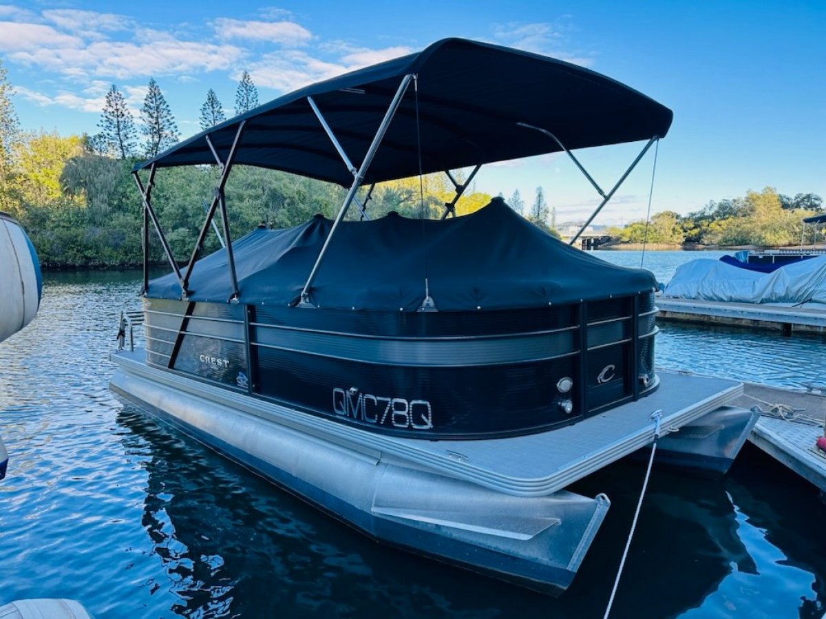 Crest Pontoons Classic Dlx 200l Power Boats Boats Online for Sale