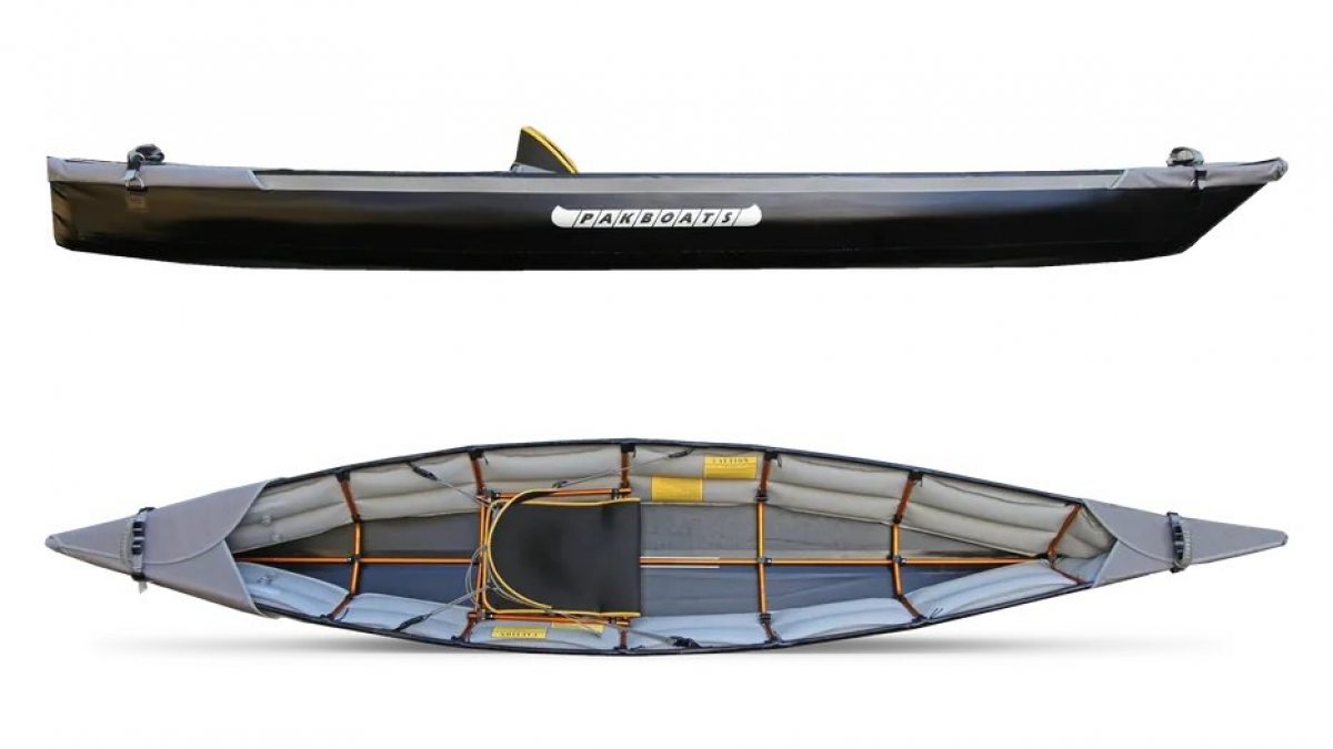 Used Pak boat Saco singe person folding canoe (as new)