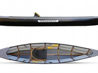 Used Pak boat Saco singe person folding canoe (as new)