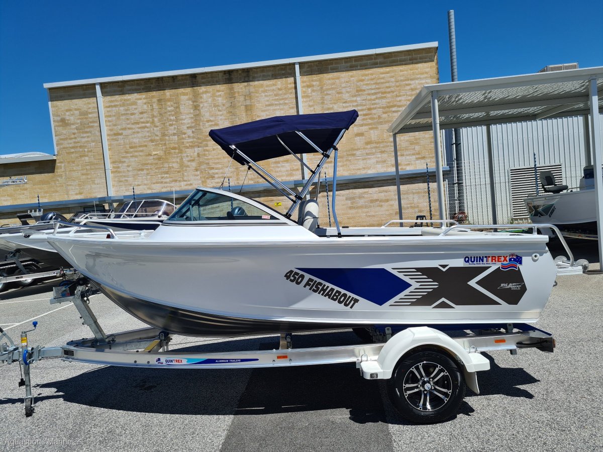 New Quintrex 450 Fishabout