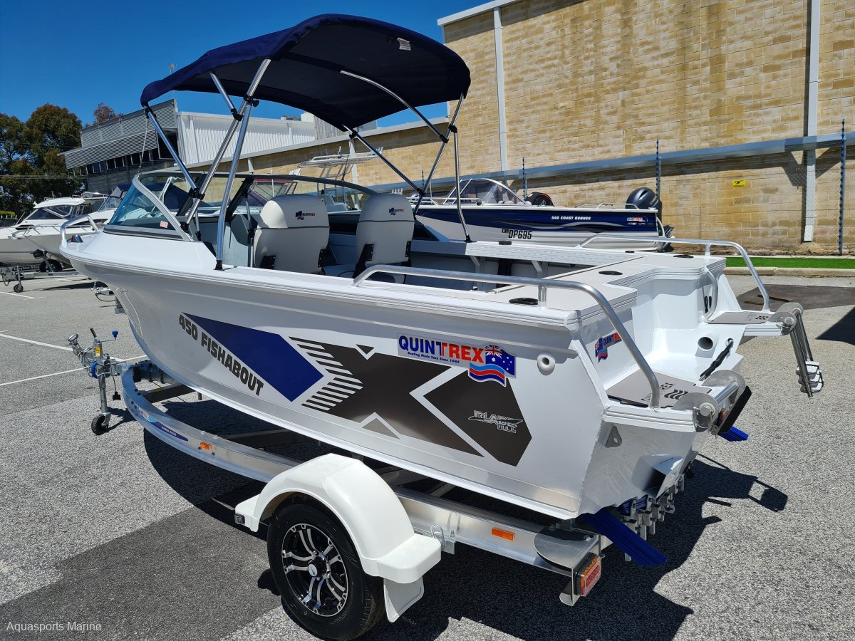 New Quintrex 450 Fishabout
