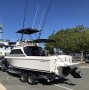 Bertram 23 Flybridge Cruiser on Alloy Trailer