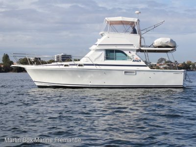 Caribbean 35 Flybridge Cruiser with Only 820 Hours