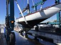 William Fife Classic Sloop Bermudan sail rig:lifting at SoPYC
