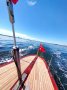 William Fife Classic Sloop Bermudan sail rig:Hydraulic backstay