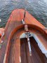 William Fife Classic Sloop Bermudan sail rig:teak decks and mahogany brightwork