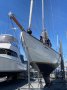 William Fife Classic Sloop Bermudan sail rig:in slips