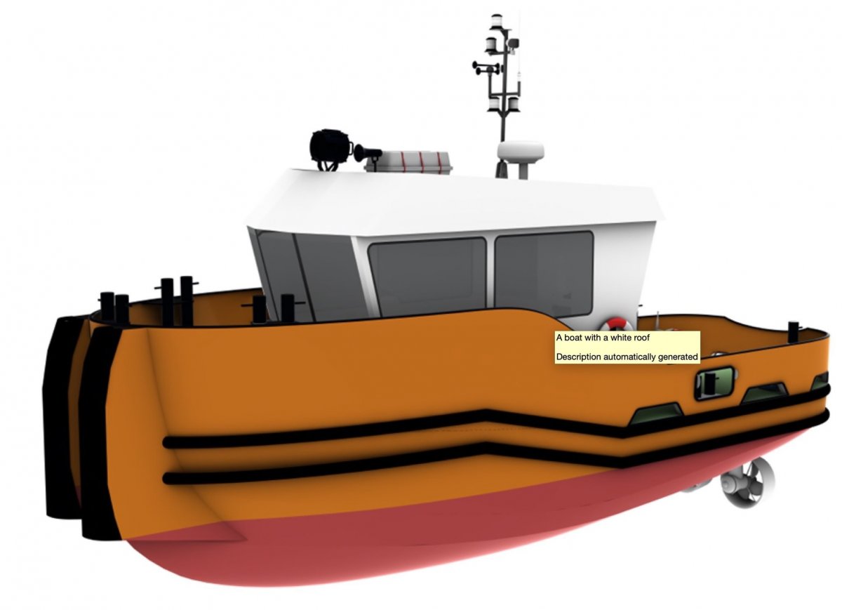 12.87m Workboat Azimuth Drive RTWB 1