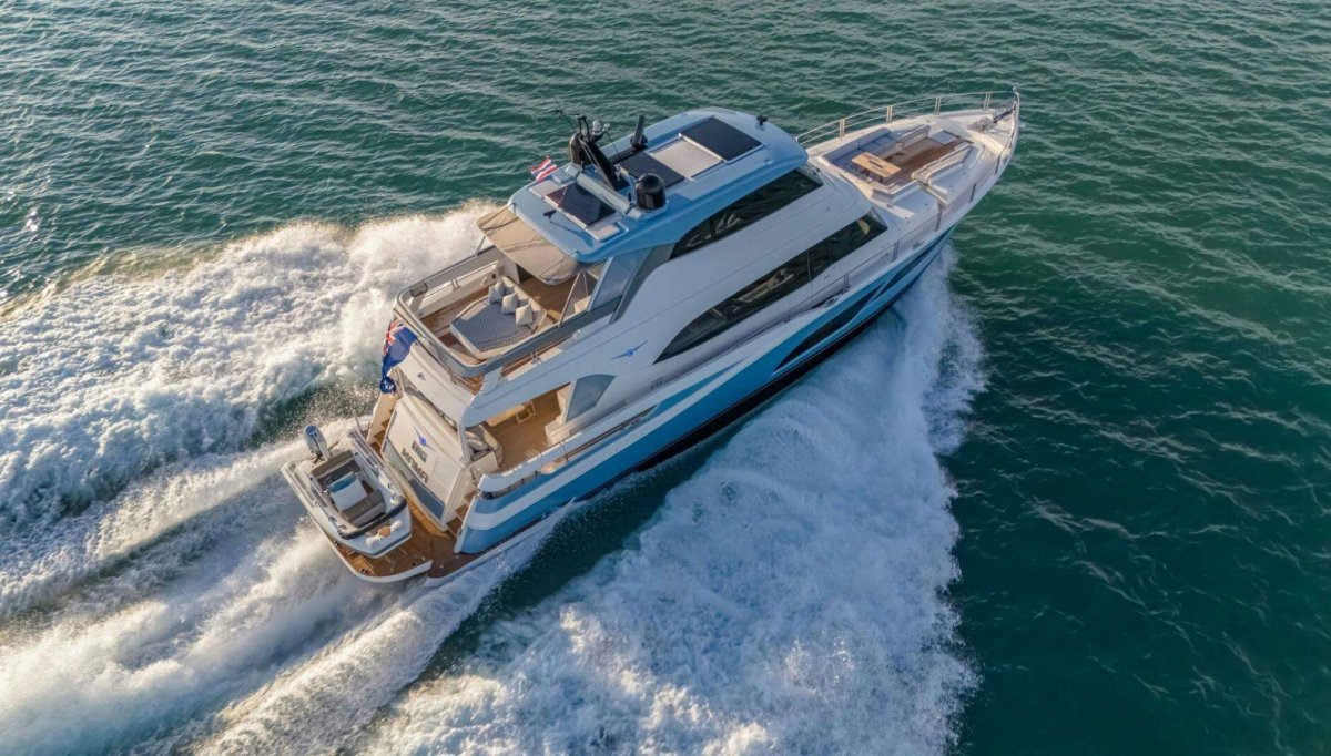 Riviera 78 Motor Yacht Enclosed Bridge Deck Truly stunning captain and crew kept vessel