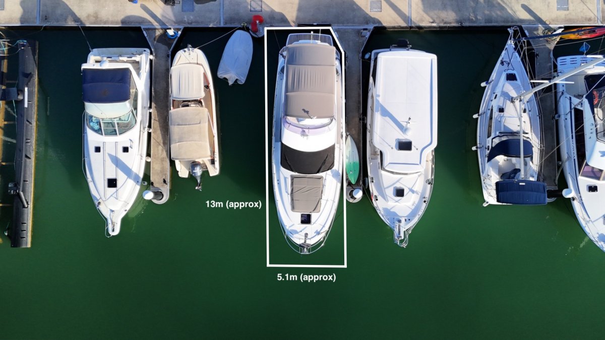 Here's your chance to own your own 13m Freehold Marina Berth