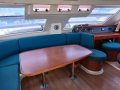 Leopard Catamarans 46:Saloon with Sunbrella fabric upholstery