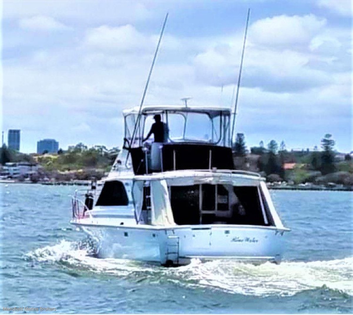 Bertram 35 Flybridge Cruiser