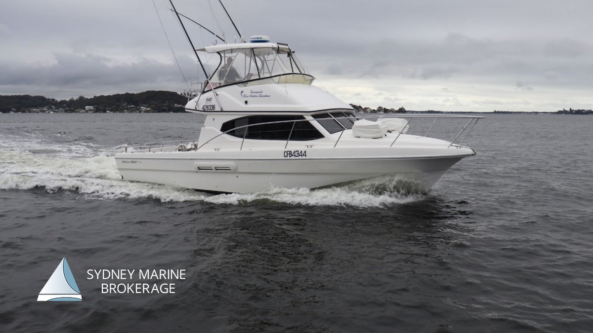 Steber 3800 Flybridge 60th Anniversary Edition Charter Boat:1 Sydney Marine Brokerage Steber 3800 Sportsfisher For Sale