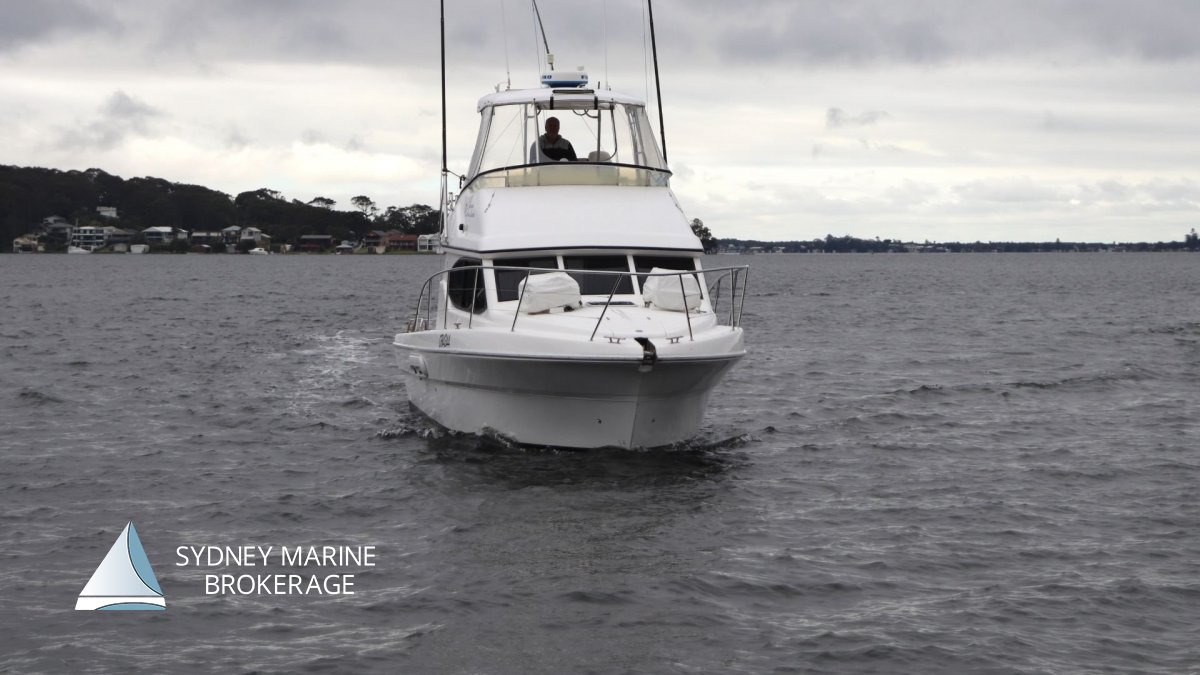 Steber 3800 Flybridge 60th Anniversary Edition Charter Boat:2 Sydney Marine Brokerage Steber 3800 Sportsfisher For Sale