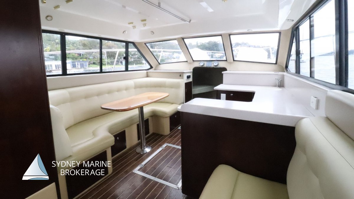 Steber 3800 Flybridge 60th Anniversary Edition Charter Boat:3 Sydney Marine Brokerage Steber 3800 Sportsfisher For Sale