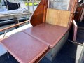 Ward 38 Cabin Cruiser " Twin Helm and Twin Diesel shaft ":Port engine box as Bed