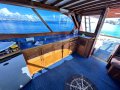 Ward 38 Cabin Cruiser " Twin Helm and Twin Diesel shaft ":Galley view looking aft