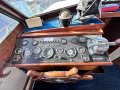 Ward 38 Cabin Cruiser " Twin Helm and Twin Diesel shaft ":Lower helm port fwd in Saloon